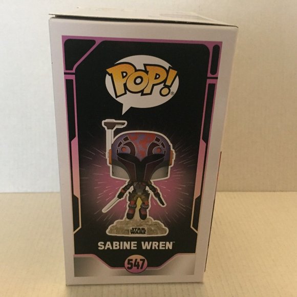NEW Star Wars Sabine Wren Power of the Galaxy Exclusive Funko Pop Figure #547 - Picture 4 of 8